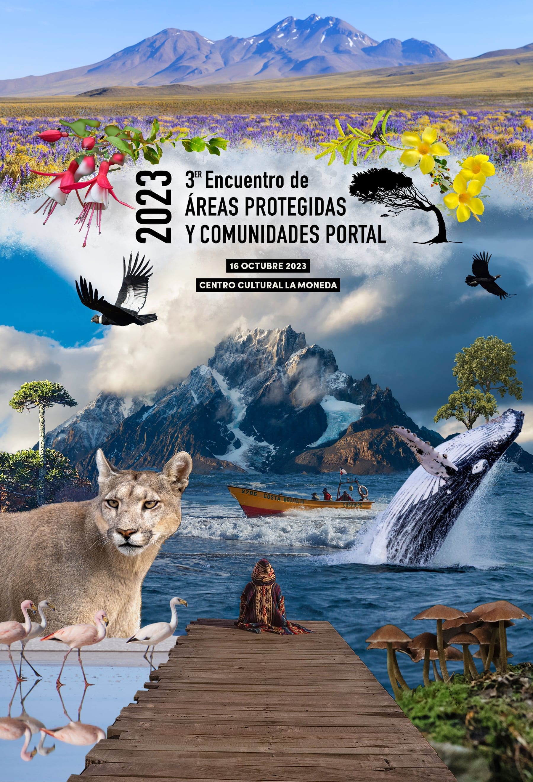 Poster Encuentro de Áreas Protegidas y Comunidades Portal 2023